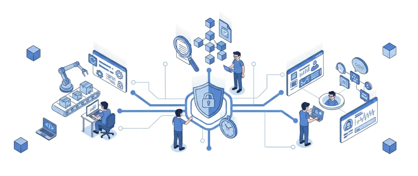 Un cerebro digital que representa a los agentes de Inteligencia Artificial